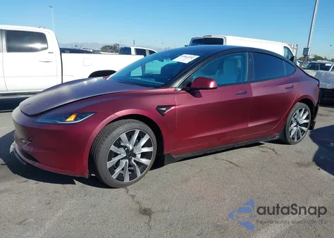 2025 Tesla Model 3 Long Range Rear-Wheel Drive/Standard Rear-Wheel Drive from USA, damaged, VIN 5YJ3E1EA8SF046427